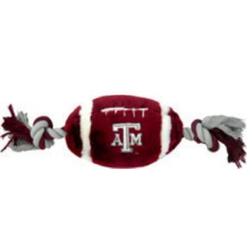 Texas A&M Plush Football Dog Toy