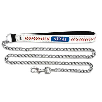 Texas Rangers Leather Dog Leash