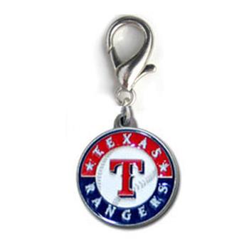 Texas Rangers Logo Dog Collar Charm