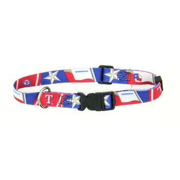 Texas Rangers MLB Dog Collar