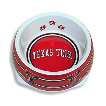 Texas Tech Plastic Dog Bowl