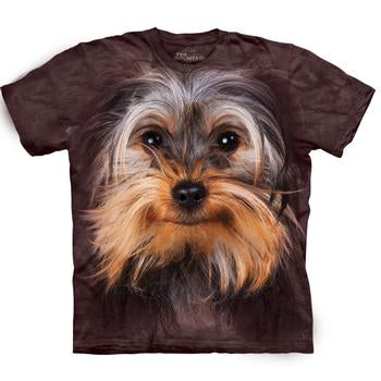 The Mountain Human T-Shirt - Yorkshire Terrier Face