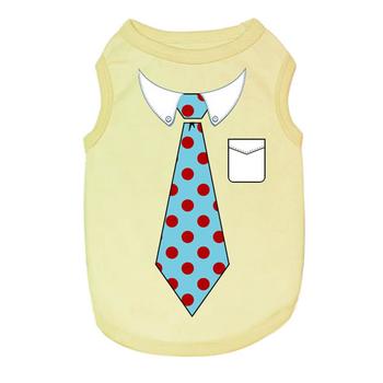 Tie Dog Tank by Parisian Pet - Yellow