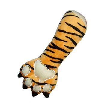 Tiger Claw Plush Dog Toy by Hip Doggie