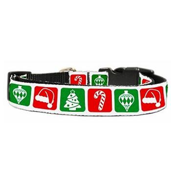 Timeless Christmas Nylon Dog Collar