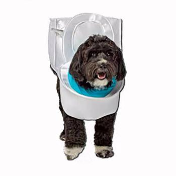 Toilet Dog Costume