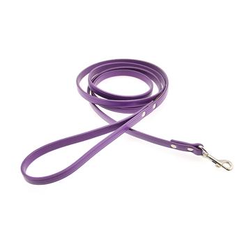 Town Leather Dog Leash by Auburn Leather - Purple