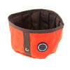 Trek Round Portable Bowl by Puppia Life - Orange