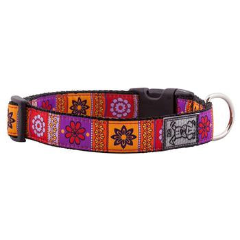 Trendy Mehndi Adjustable Dog Collar by RC Pet