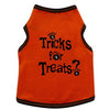 Tricks For Treats Dog Tank - Orange