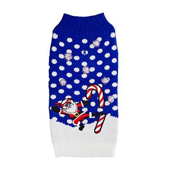 Ugly Holiday Dog Sweater - Ninja Santa