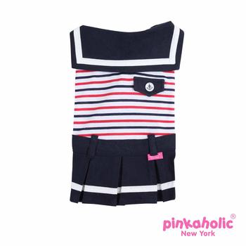 Ula Dog Dress by Pinkaholic - Navy