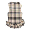 Under-Wrapper Plaid Dog Dress by Daisy and Lucy