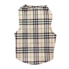 Under-Wrapper Plaid Dog Tank by Daisy and Lucy