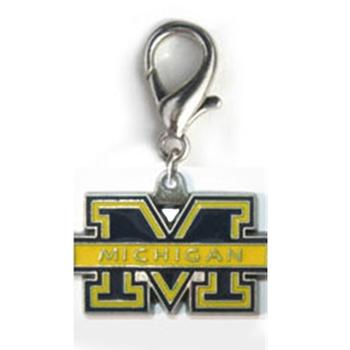 University of Michigan Wolverines Dog Collar Charm