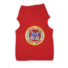 U.S. Coast Guard Crest Dog Tank Top - Red