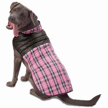 Vail Checkered Dog Vest - Pink Plaid
