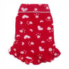 Valentines Paw Heart Dog Pullover - Red