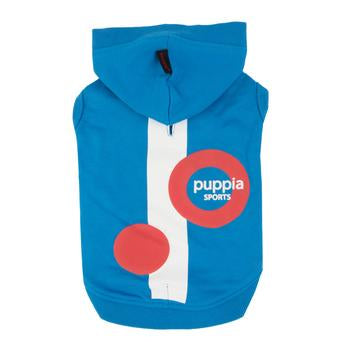 Valo Hooded Dog Shirt by Puppia - Royal Blue