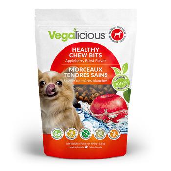 Vegalicious Healthy Chew Bits Dog Treat - Appleberry Burst