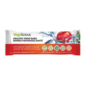 Vegalicious Healthy Treat Bar Dog Treat - Appleberry Blast