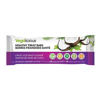 Vegalicious Healthy Treat Bar Dog Treat - Crazy Coconut