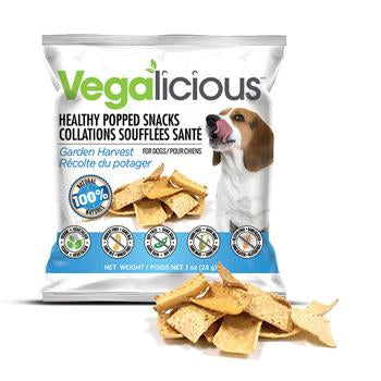 Vegalicious Popped Snack Dog Treat - Garden Harvest