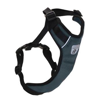 Vented Vest Car Seat Dog Harness - V2 Charcoal