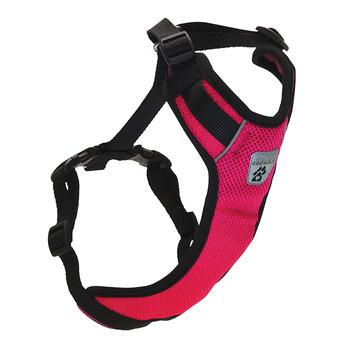 Vented Vest Car Seat Dog Harness - V2 Raspberry