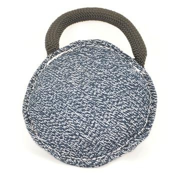 Viper Round Synthetic Dog Bite Pillow - Gray