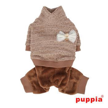 Wafer Dog Jumpsuit by Puppia - Beige