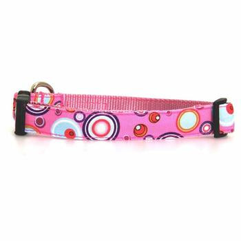 WaLk-e-Woo Martini Dog Collar - Pink