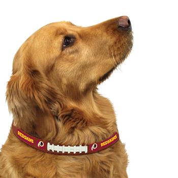 Washington Redskins Leather Dog Collar