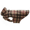 Whistler Winter Dog Coat - Tan Tartan