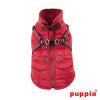 Wilkes Fleece Dog Vest by Puppia - Wine