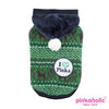 Winter Park Hooded Dog Shirt by Pinkaholic - Green