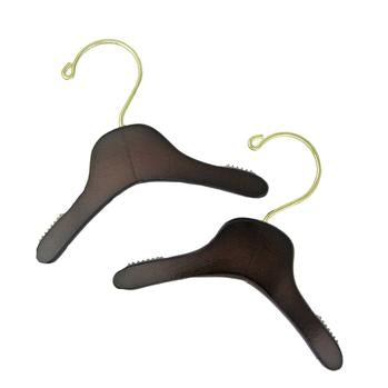 Wood Hangers Set of 2 - Brown