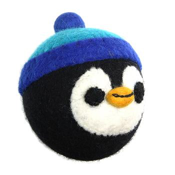 Wooly Wonkz Christmas Ball Dog Toy - Penguin