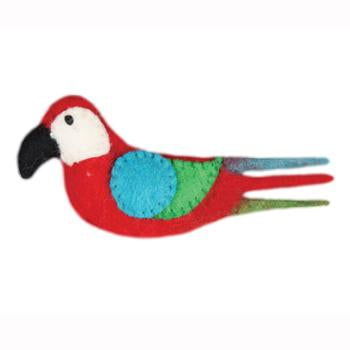 Wooly Wonks Safari Cat Toy - Parrot