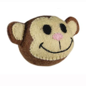 Wooly Wonks Safari Dog Toy - Monkey