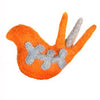 Wooly Wonks Woodland Cat Toy - Orange Bird