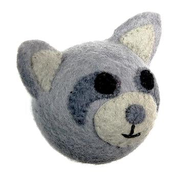 Wooly Wonks Woodland Dog Toy - Raccoon