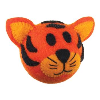 Wooly Wonkz Safari Dog Toy - Tiger