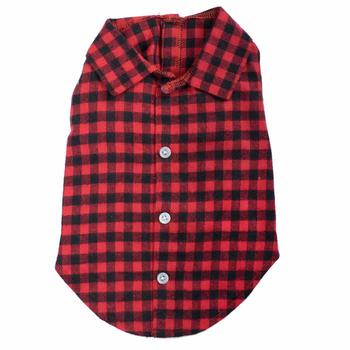 Worthy Dog Buffalo Plaid Dog Shirt