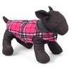 Worthy Dog Fargo Fleece Dog Jacket - Pink Plaid IV