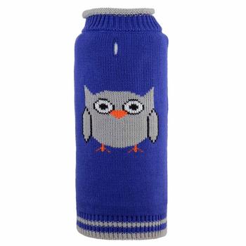 Worthy Dog Hoot Dog Sweater - Purple