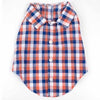 Worthy Dog Orange Plaid Dog Shirt