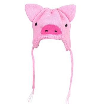 Worthy Dog Pig Dog Hat - Pink