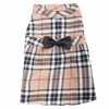 Worthy Dog Tan Plaid Dog Dress