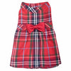 Worthy Dog Red Plaid Dog Dress